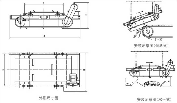 　　電磁除鐵器RCDD-12,濰坊遠(yuǎn)力磁電熱點(diǎn),電磁除鐵器產(chǎn)品效果認(rèn)證質(zhì)量好遠(yuǎn)力磁電竭誠(chéng)為您服務(wù)為您做到!節(jié)能環(huán)保行業(yè)領(lǐng)先.電磁除鐵器RCDD-12為您私人定制性?xún)r(jià)比高生產(chǎn)方案. 　一.電磁除鐵器rcdd-12設(shè)計(jì)特點(diǎn)：   　　自卸式永磁除鐵器是由高性能永磁磁芯.棄鐵皮帶.減速電機(jī).框架.滾筒等部分組成,可與各種輸送機(jī)配套使用.  　　二.電磁除鐵器rcdd-12技術(shù)特點(diǎn)：   　　1.高性能釹鐵硼做磁源,磁性強(qiáng),不易退磁.  　　2.兩邊滾筒為腰鼓形結(jié)構(gòu),具備自動(dòng)糾偏功能,密封性極好,所以能很好的適應(yīng)各種惡劣環(huán)境.  　　3.控制部分可以皮帶機(jī)連鎖,可實(shí)現(xiàn)就地手動(dòng)控制和集中控制兩種方式.  　　4.無(wú)勵(lì)磁線(xiàn)圈,省電節(jié)能.  　　5.不需要整流控制裝置,可靠性高.  　　6.不存在溫升問(wèn)題,磁場(chǎng)強(qiáng)度也就不存在“冷態(tài)”“熱態(tài)”之分,磁場(chǎng)恒定.  　　7.斷電時(shí),吸在除鐵器上的鐵件不會(huì)掉回到輸送物料上.  　　8.不存在絕緣和耐壓?jiǎn)栴}.配上防爆電機(jī)驅(qū)動(dòng)的棄鐵輸送帶即可成為防爆除塵器.但是,永磁除鐵器的磁場(chǎng)強(qiáng)度會(huì)發(fā)生衰減,選用時(shí)應(yīng)注意調(diào)查落實(shí).